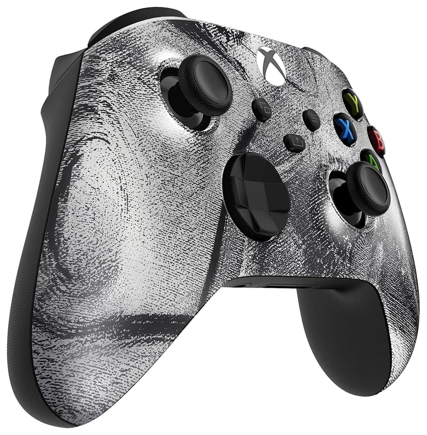 Custom Controllerzz Wireless Controller for Xbox Series X/S & One - Soft Touch - X/S Silver Swirl