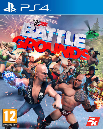 WWE 2K Battlegrounds PS4 - Action Fighting Game, Model 061554.001, Engaging Multiplayer Experience