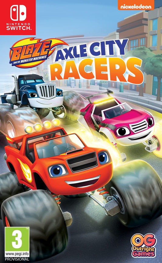 BANDAI NAMCO Entertainment Blaze and The Monster Machines: Axle City Racers for Nintendo Switch - Black - Model 114880