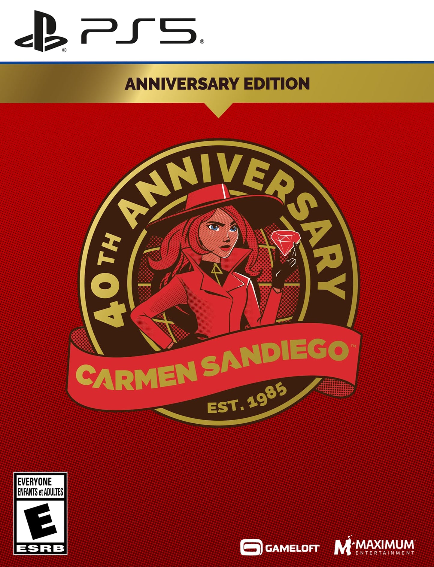 Maximum Entertainment Carmen Sandiego 40th Anniversary Edition PS5 - Model MEU-CAS-PS5
