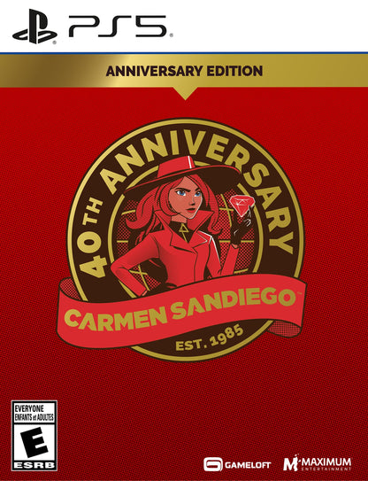 Maximum Entertainment Carmen Sandiego 40th Anniversary Edition PS5 - Model MEU-CAS-PS5