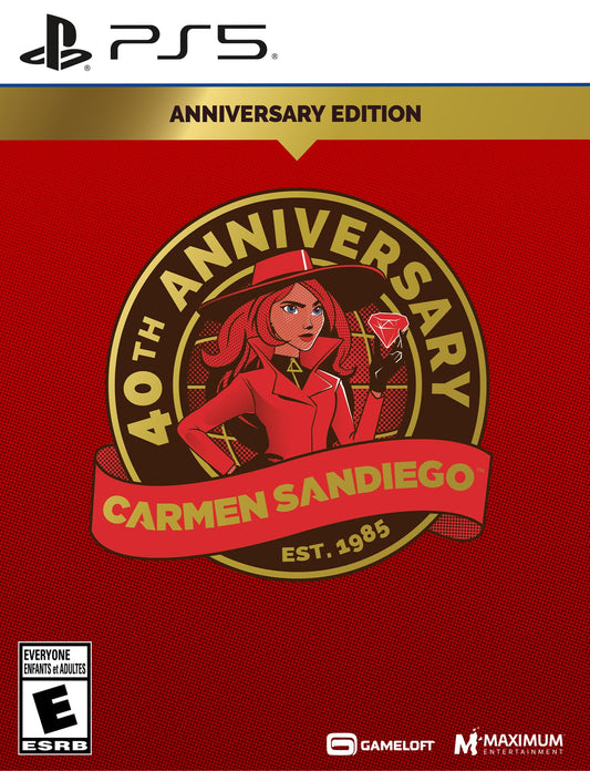 Maximum Entertainment Carmen Sandiego 40th Anniversary Edition PS5 - Model MEU-CAS-PS5