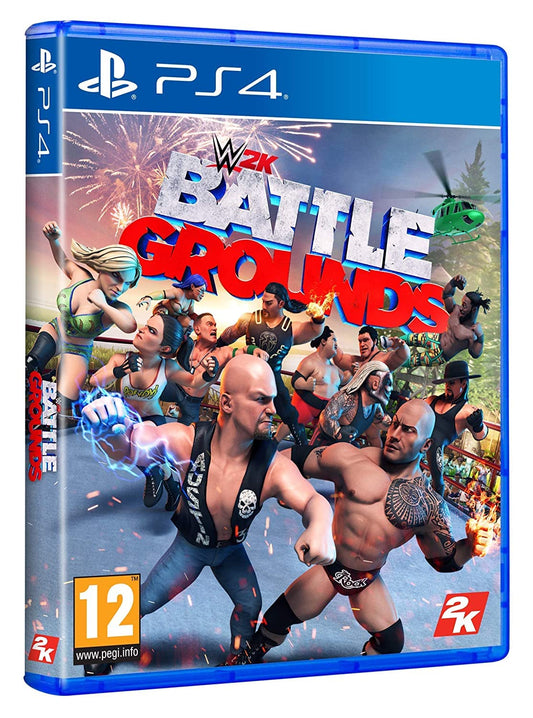 WWE 2K Battlegrounds PS4 - Action Fighting Game, Model 061554.001, Engaging Multiplayer Experience