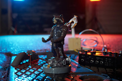 Cableguys Cg Rocket Raccoon Cable Guy - Multicolor Figurine, Model MER-3567