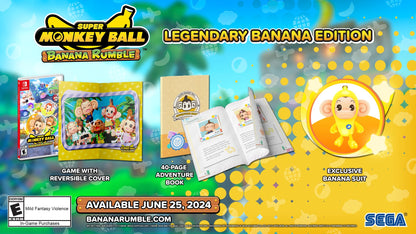 SEGA Super Monkey Ball Banana Rumble: Launch Edition for Nintendo Switch - Model 0010086770353