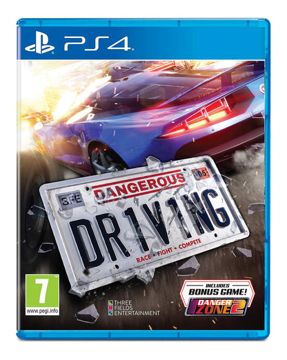 Maximum Games Dangerous Driving - PS4 Game, Model DDR-PS4, Action Racing Adventure