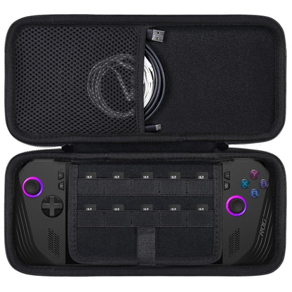 Aenllosi Hard Carrying Case for ASUS Rog Ally 7 Gaming Handheld, Black, EVA Material, Model A1333