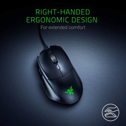 Razer Basilisk Essential Gaming Mouse - 6400 DPI, Chroma RGB, 7 Buttons, Classic Black, Model RZ01-02650100-R3U1