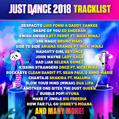 Ubisoft Just Dance 2018 for PlayStation 3 - Fun Dance Game, Model UBP30402113