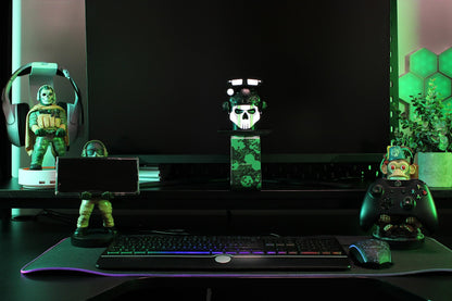 Cableguys 8" Ghost Call of Duty Gaming Controller Phone Holder Stand - Compatible with Xbox, PlayStation, Nintendo Switch, Most Smartphones