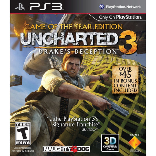 Uncharted 3: Drakes Deception - Game of the Year Edition - Playstation 3 (Renewed)
