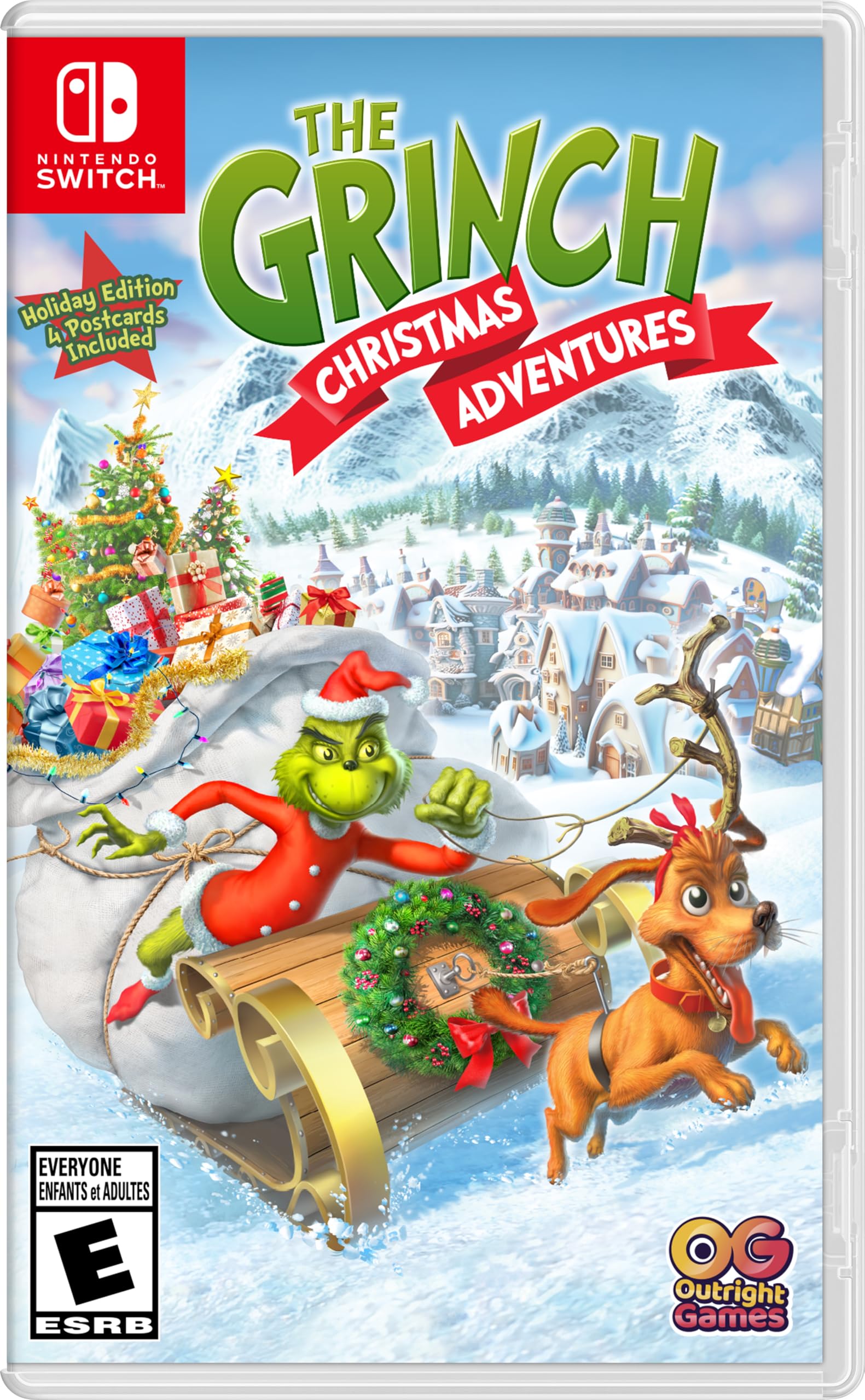 Outright Games The Grinch Christmas Adventure for Nintendo Switch - Re-Release with Post Cards Included