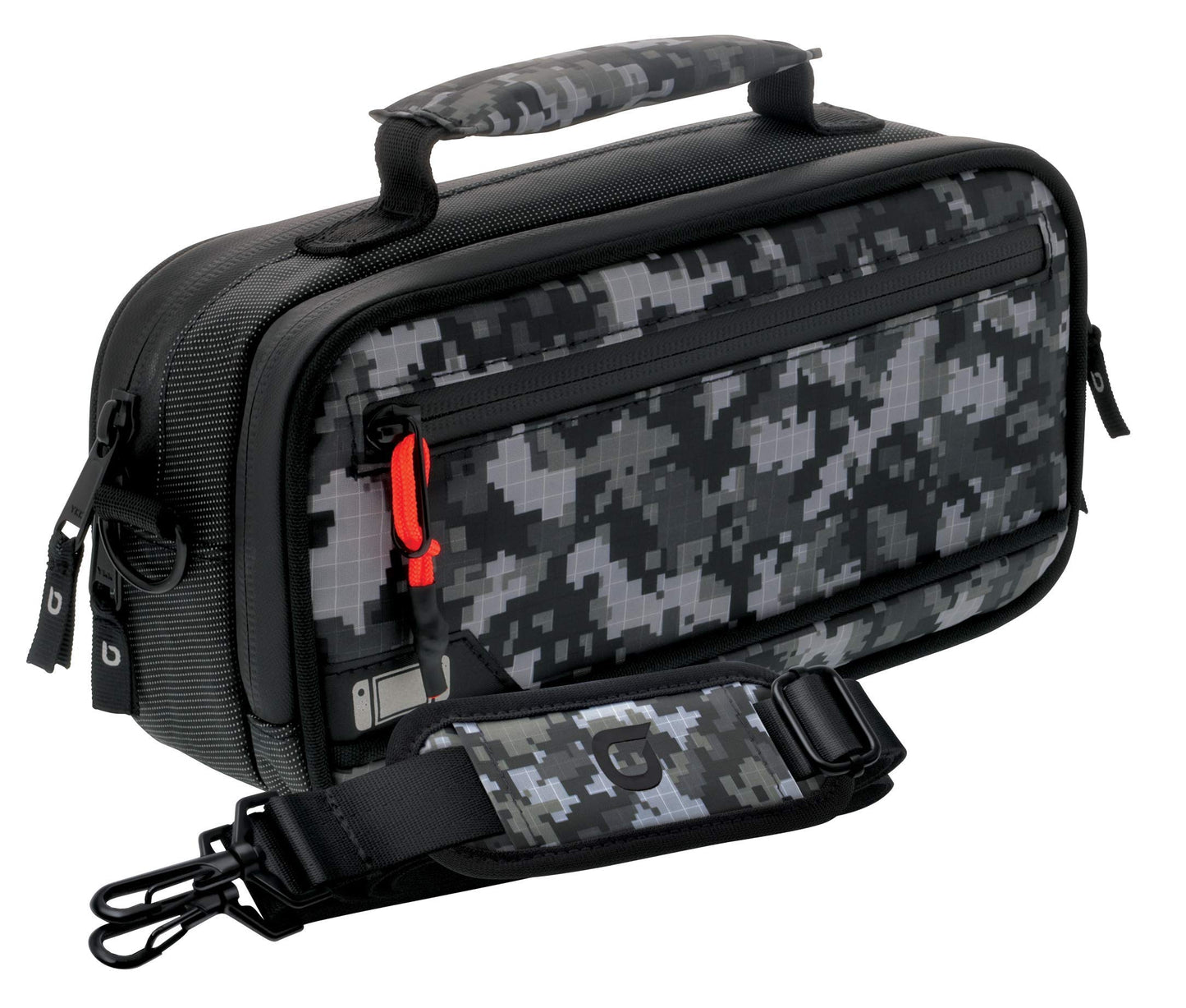 Bionik Commuter For Switch Lite: Compatible 18 Game Slots  Joy Con Pocket  Durable Canvas Exterior  Soft Plush Interior  Backpack Attachable  YKK Zippers -Camo BNK-9048