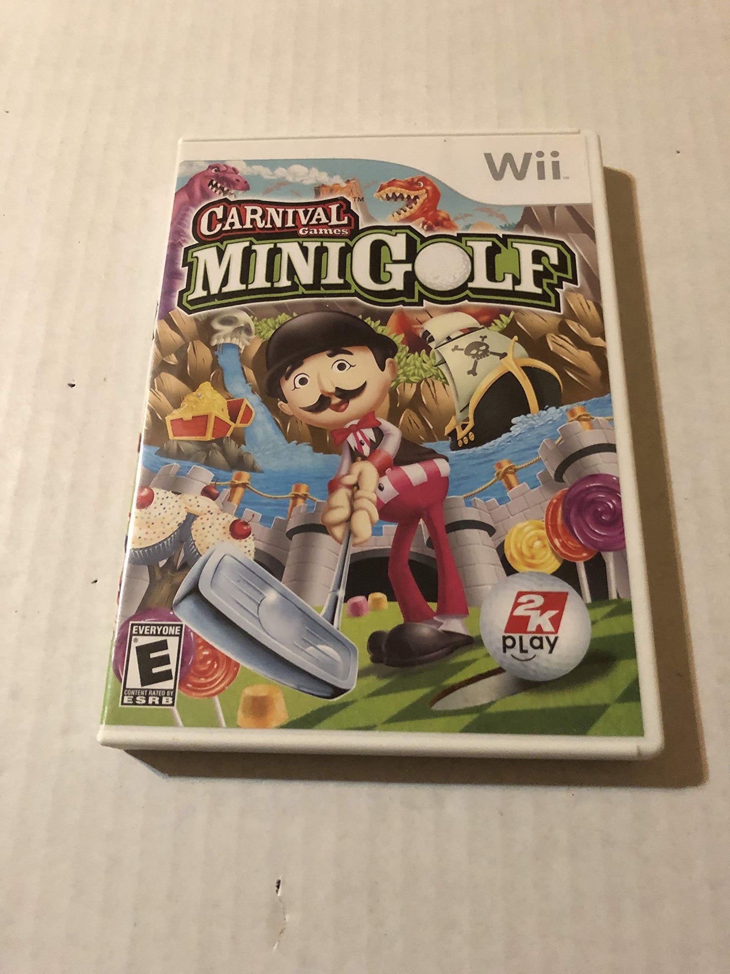 2K Carnival Games: MiniGolf for Nintendo Wii - Fun Golfing Experience, Model 710425344510