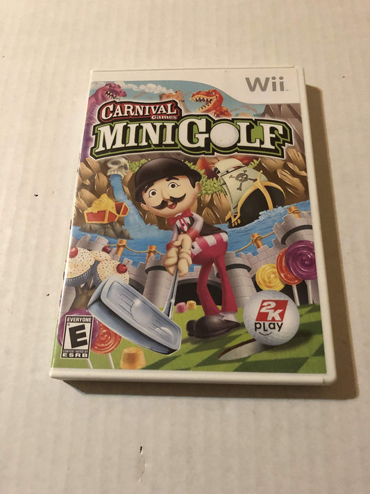 2K Carnival Games: MiniGolf for Nintendo Wii - Fun Golfing Experience, Model 710425344510