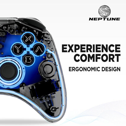 Neptune AfterBurner Nintendo Switch Controller - Wireless Pro Controller for Switch/Switch OLED/PC, Dual Vibration, RGB Light, M
