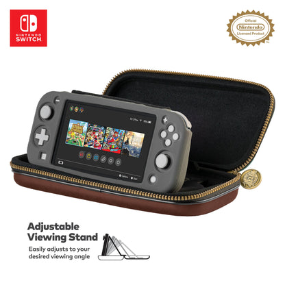 PowerA Game Traveler Deluxe System Case - Officially Licensed by Nintendo - Black - Model NNS423BR