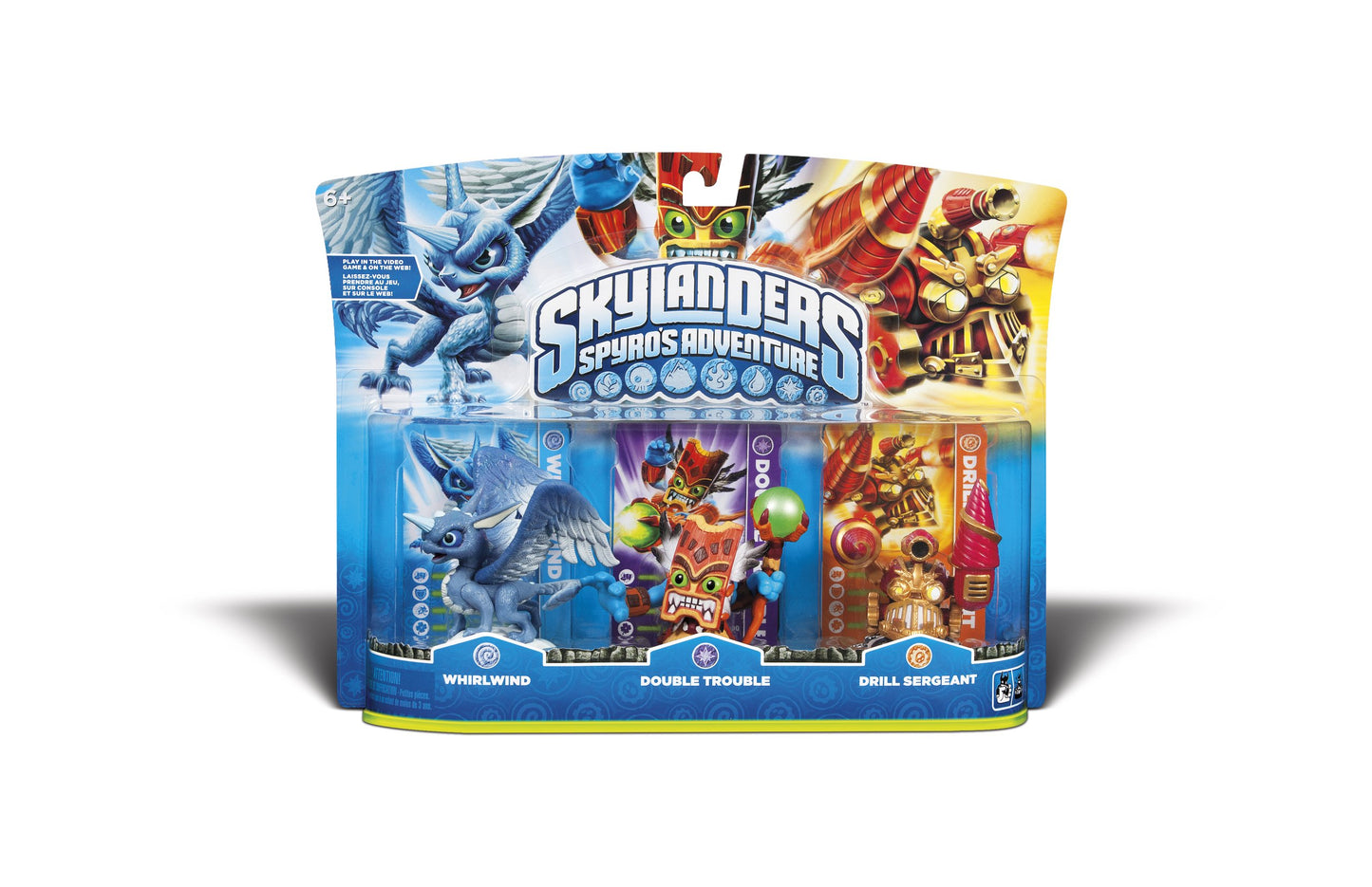 ACTIVISION Skylanders Spyro Adventure Triple Character Pack - Whirlwind, Double Trouble, Drill Sergeant - Model 84331