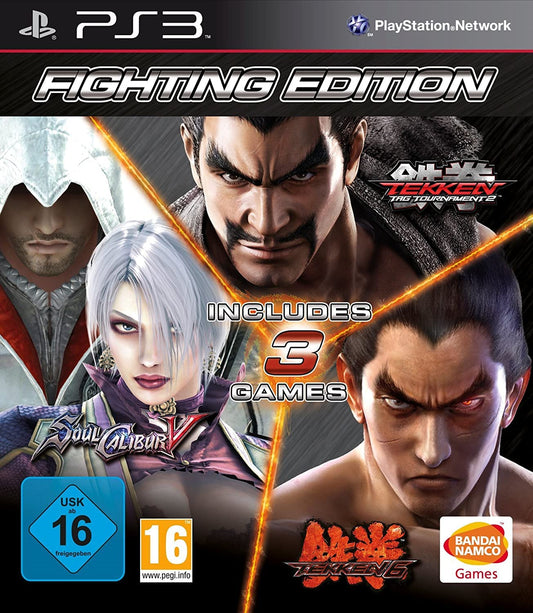 BANDAI NAMCO Fighting Edition: Tekken 6, Tekken Tag Tournament 2 & Soul Calibur V (PS3) - Model 1064034, Color Red61