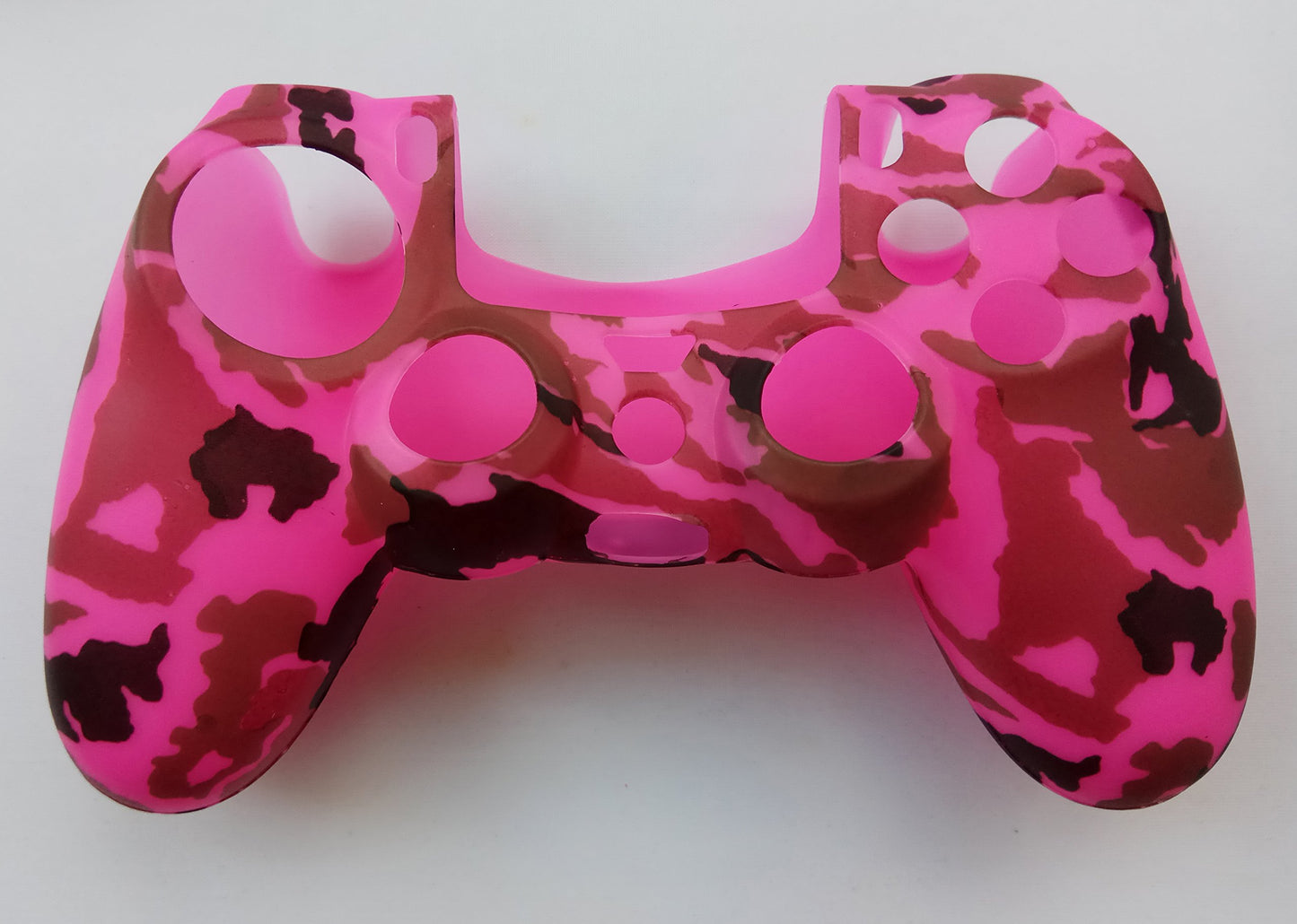 Hikfly Silicone Gel Controller Cover for PS4/PS4 Slim/Pro - Peach with 8 FPS Pro Thumb Grip Caps