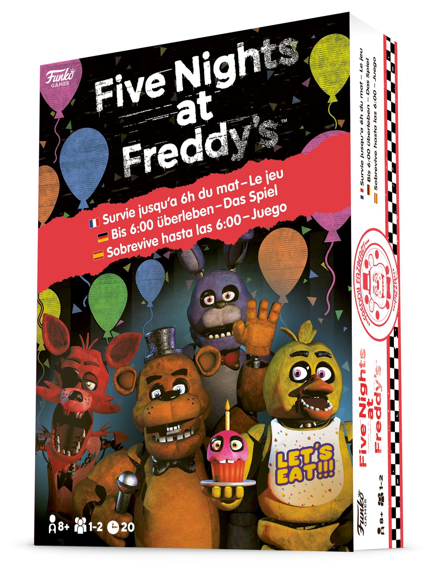 Funko Five Nights at Freddy's Survive 'Til 6AM Game - Multicolor - One Size - Model 71811 - French, German, Spanish Languages
