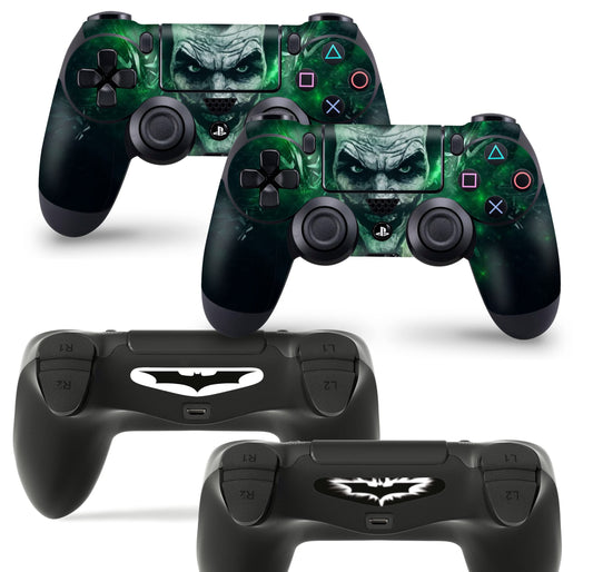 giZmoZ n gadgetZ 2 x Joker PS4 Controller Skins - Full Wrap Vinyl Stickers
