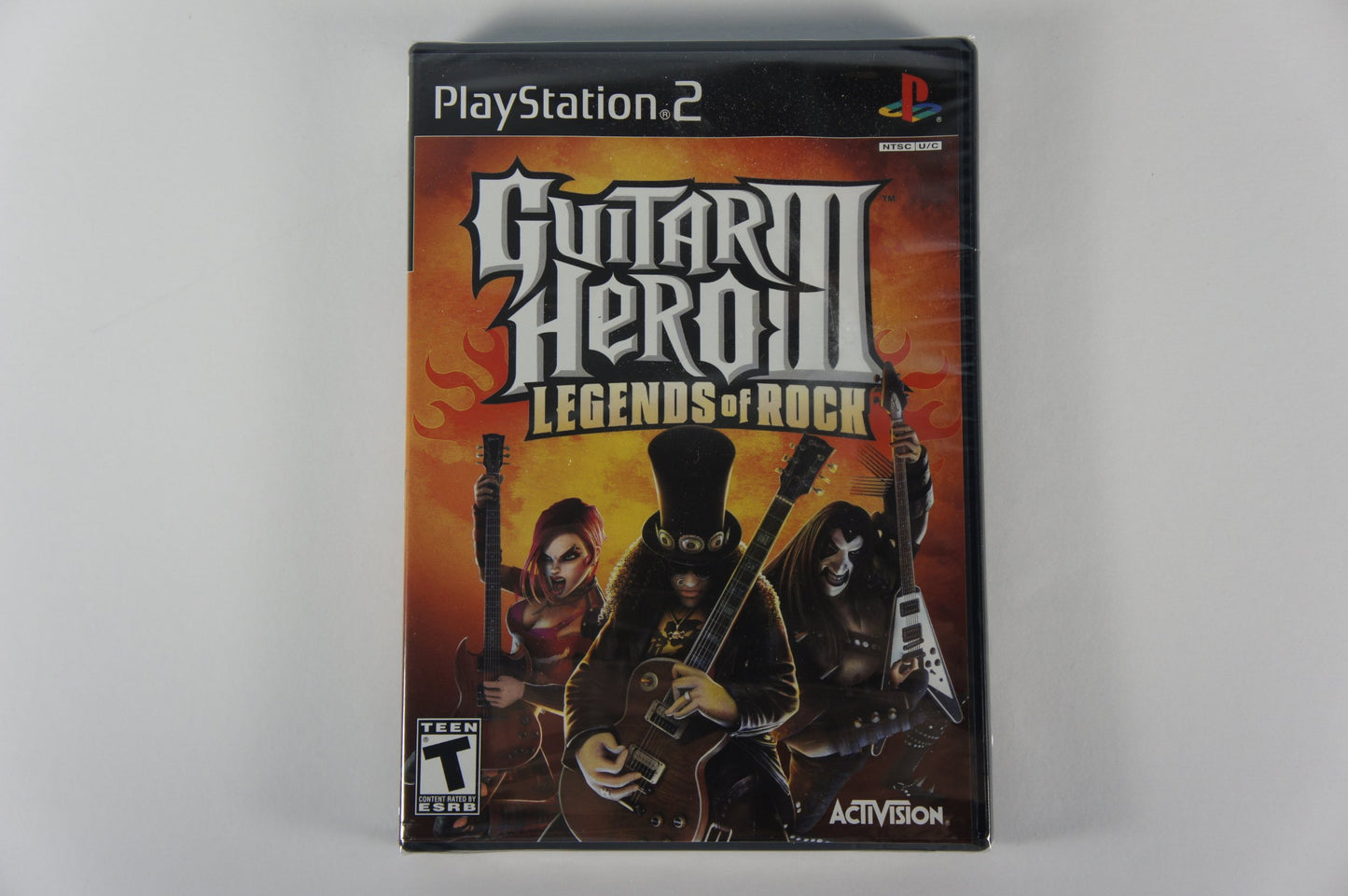 Guitar Hero III Legends of Rock Wired Bundle for PS2 - Includes Game & Guitar, Perfect for Music Lovers