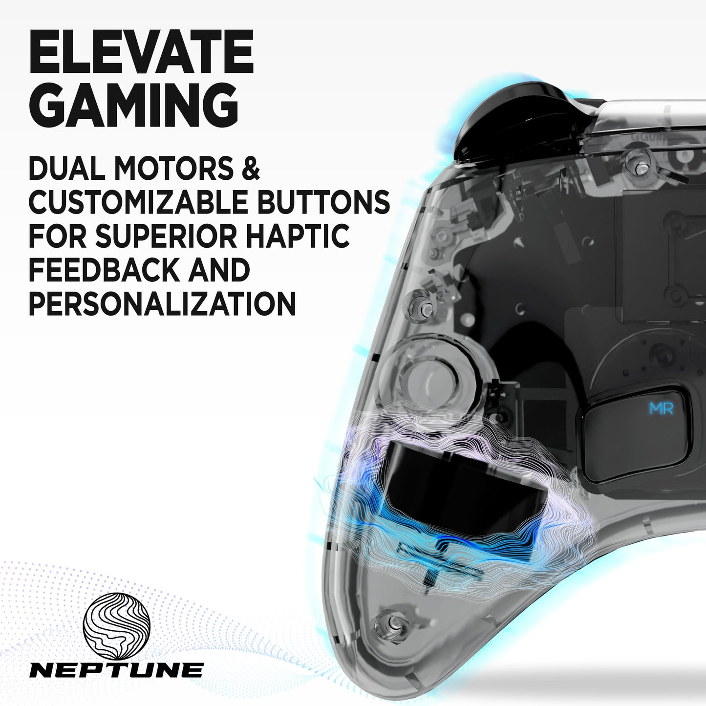 Neptune AfterBurner Nintendo Switch Controller - Wireless Pro Controller for Switch/Switch OLED/PC, Dual Vibration, RGB Light, M