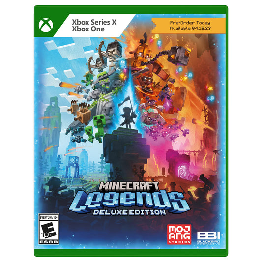 Xbox Minecraft Legends - Deluxe Edition (Disc) - Black - Model XMB-00010