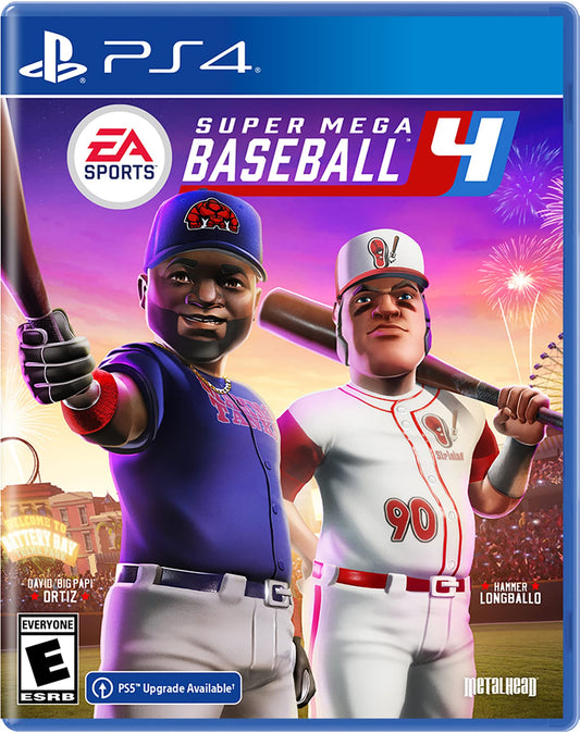 Electronic Arts Super Mega Baseball 4 for PlayStation 4 - Enhanced Gameplay, Engaging Graphics