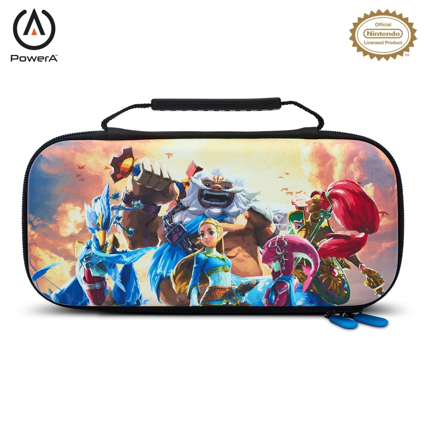 PowerA Champions of Hyrule Protection Case for Nintendo Switch OLED & Lite - Hard Shell, Zipper Closure, Model 1526544-01