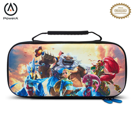 PowerA Champions of Hyrule Protection Case for Nintendo Switch OLED & Lite - Hard Shell, Zipper Closure, Model 1526544-01