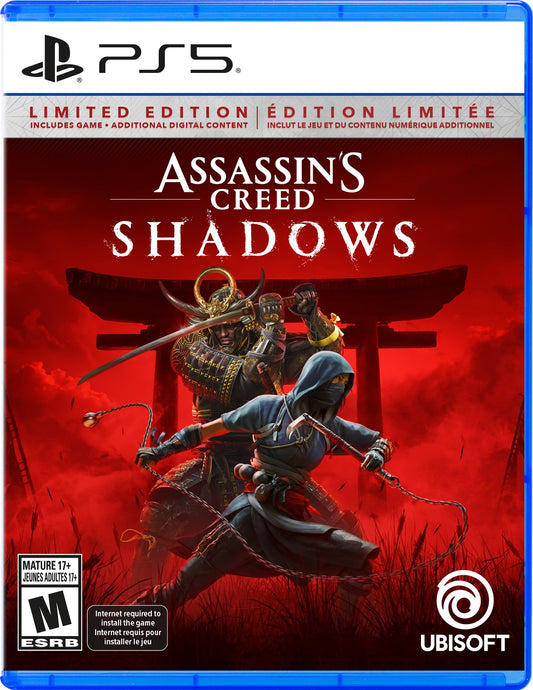 Assassins Creed Shadows - Limited Edition (Amazon Exclusive)  PlayStation 5