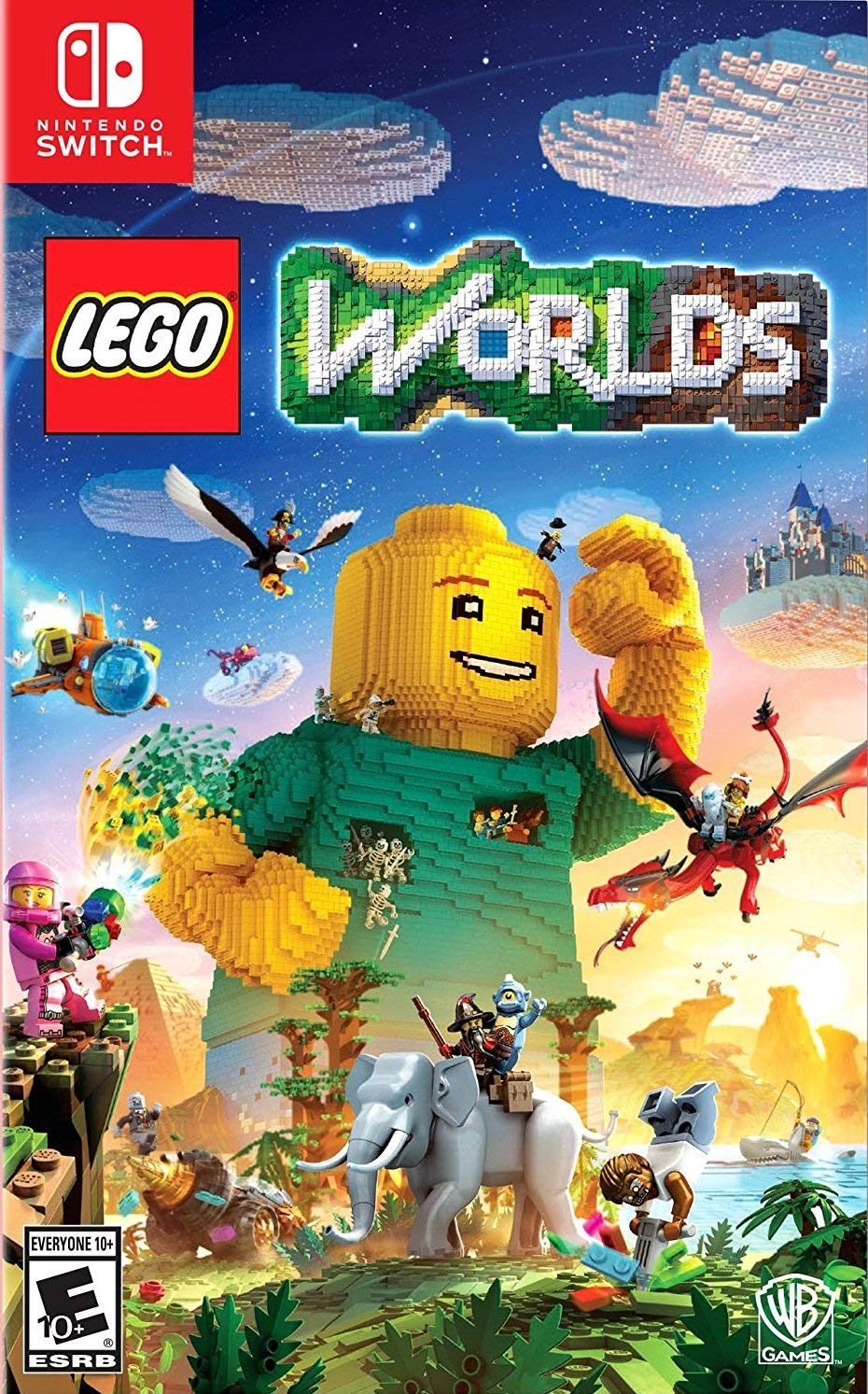WARNER BROS LEGO Worlds Game for Nintendo Switch - Standard Size - White - Model 242047