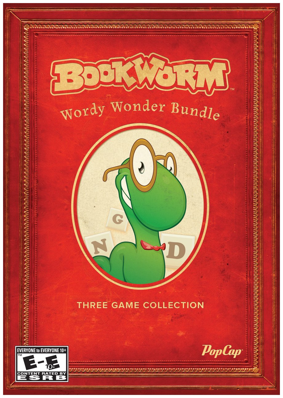 PopCap Games Bookworm Wordy Wonder Bundle - Engaging Word Games - Model 1202-2663