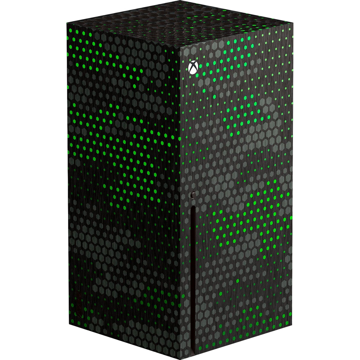 Razer Vinyl Console Skin: Xbox Series X - Full Wrap - Premium 3M Cast Vinyl - Scratch Resistant - Unique Designs & Finishes - Easy Application - Green Hex Camo