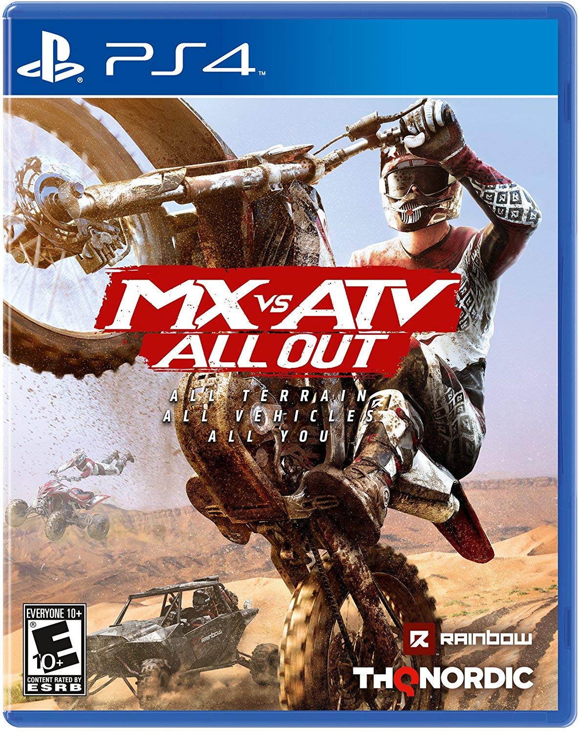 THQ Nordic MX vs ATV All Out - PlayStation 4 Game, Model 21250, Off-Road Racing Action