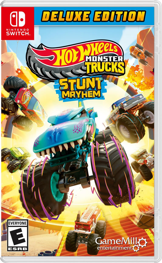 Hot Wheels Monster Trucks: Stunt Mayhem Deluxe Edition - Nintendo Switch (Amazon Exclusive)