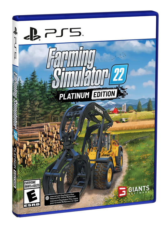Farming Simulator 22 Platinum Edition - PlayStation 5 by GIANTS Software - Ultimate Farming Experience