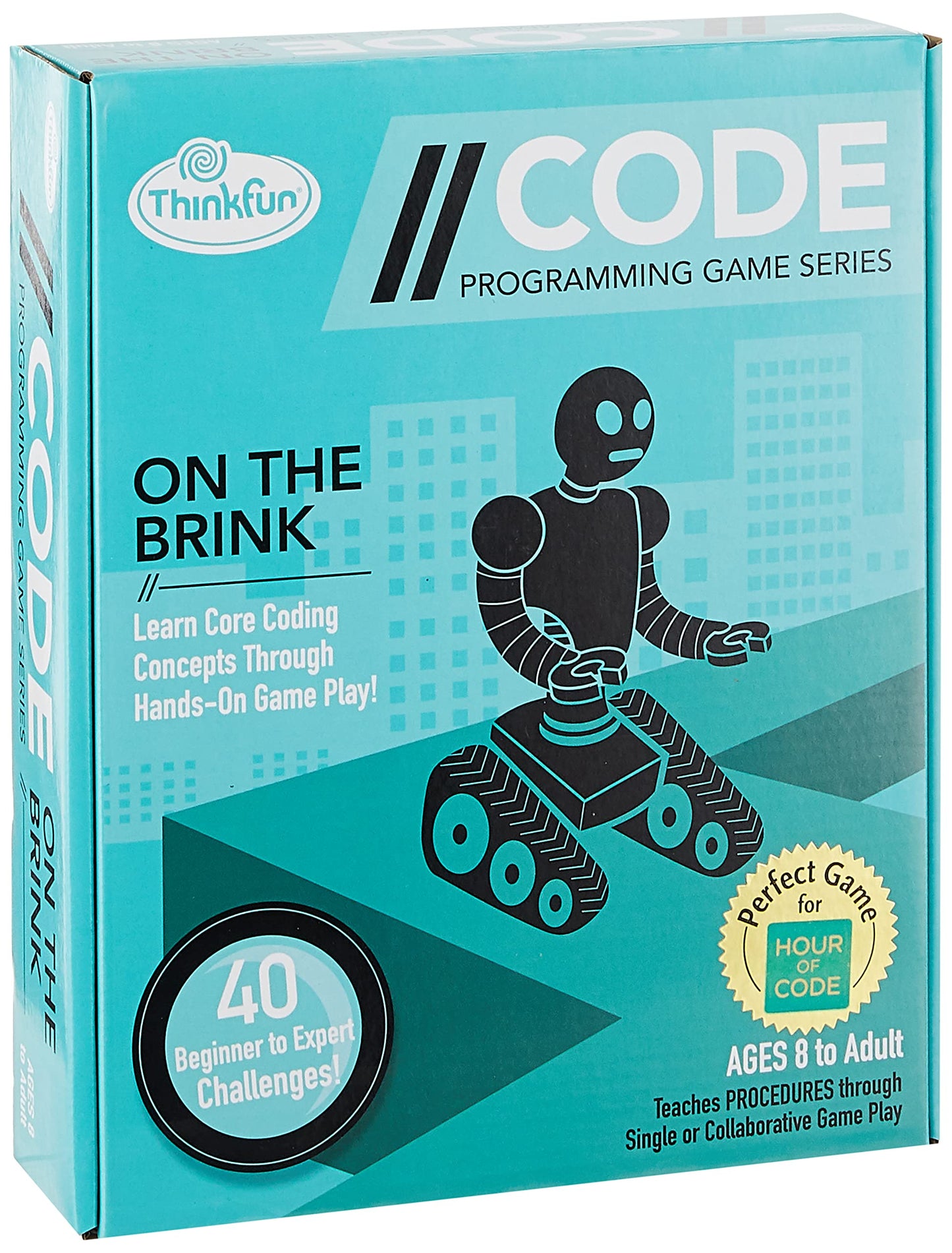 ThinkFun Code On The Brink Game - Medium Size, Multi Color, Model 1901