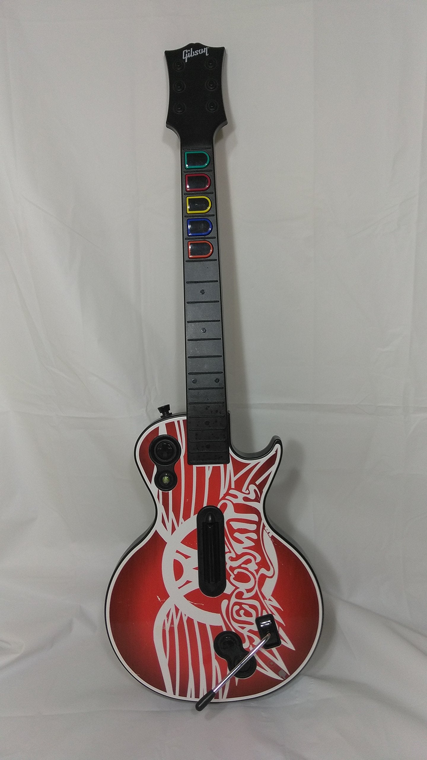 Xbox 360 Wireless Guitar Hero Aerosmith Controller - Black