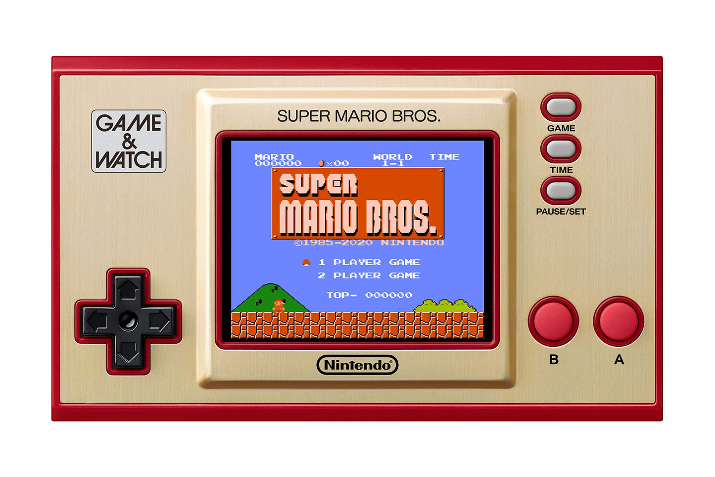 Nintendo Game & Watch: Super Mario Bros - Electronic Game, Yellow, Model 22018