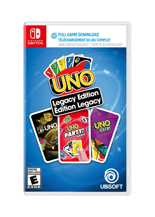 Ubisoft UNO® Legacy Edition for Nintendo Switch - Model UB11671SWI - Code in Box