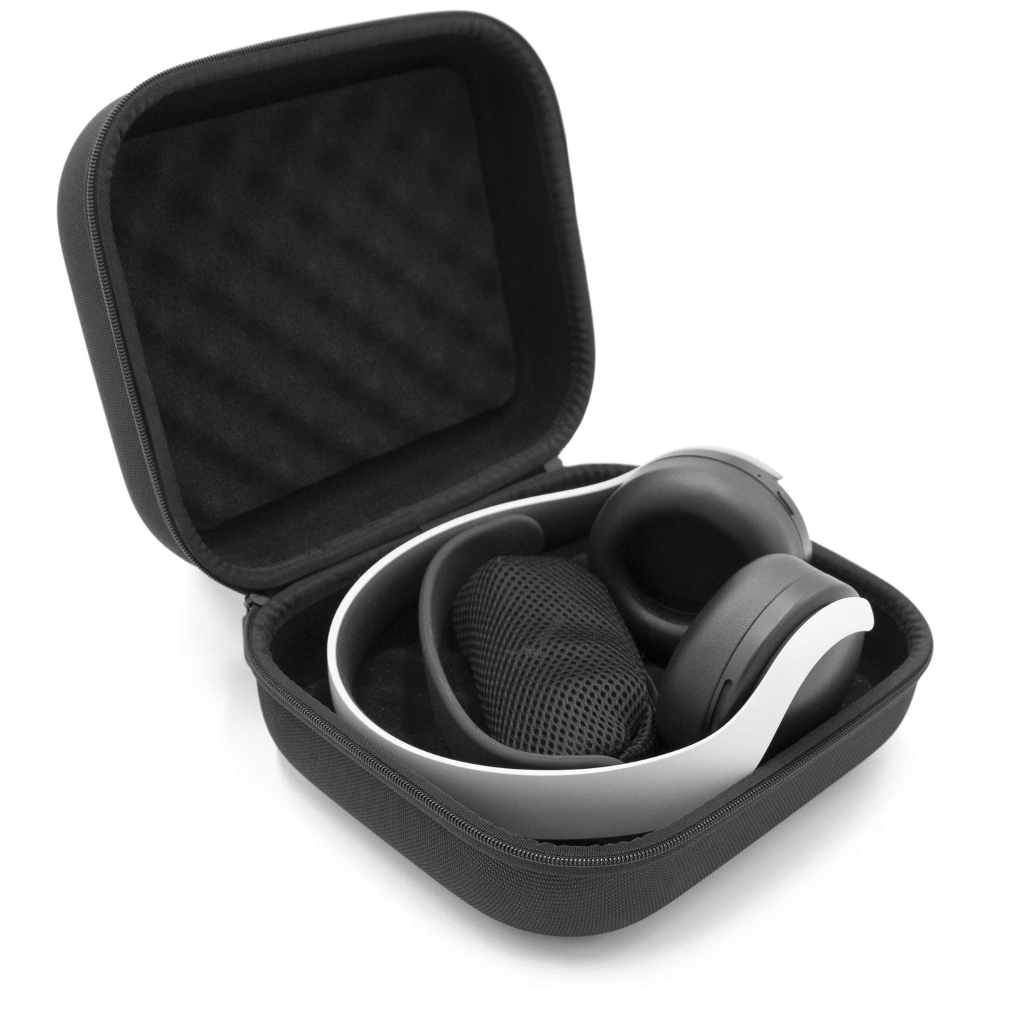 CASEMATIX Gaming Headset Travel Case Compatible with Sony PS5 Pulse 3D Wireless Headset  Platinum Wireless Headset for PS4 with Dongle  Cables and Accessories  Case Only
