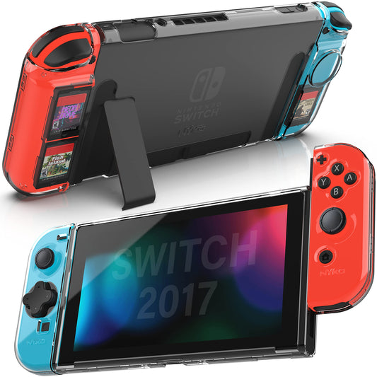 Nyko Dpad Case for Nintendo Switch - Dockable Protective Case with Removable Precise Dpad - Stores up to 3 Games, Drop Protectio