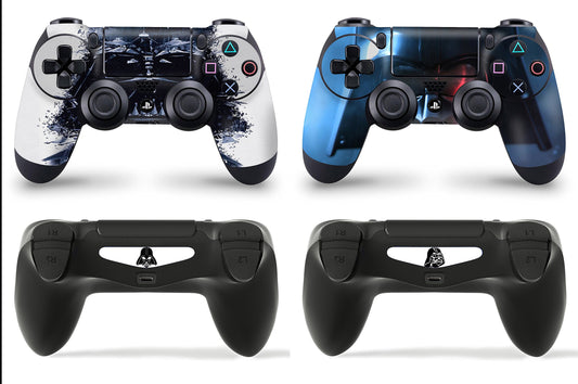 giZmoZ n gadgetZ PS4 Controller Skins - 2 Pack Full Wrap Vinyl Stickers, Darth Vader Design