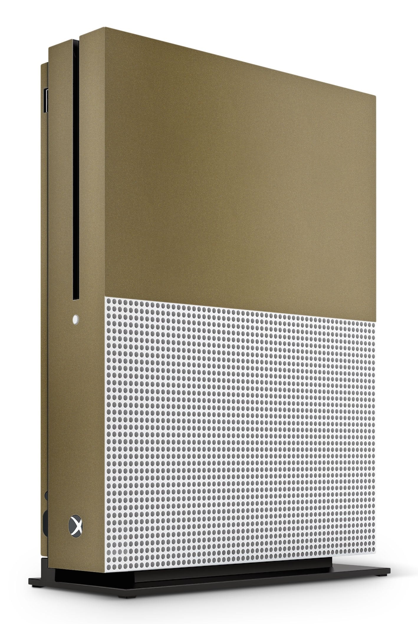 giZmoZ n gadgetZ Xbox One S Metallic Gold Console Skin Decal Sticker + 2 Controller Skins