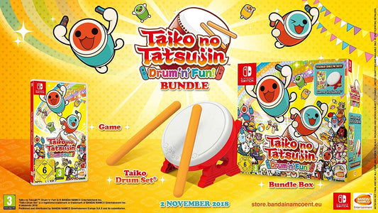 Taiko no Tatsujin Drum n Fun! Bundle - Nintendo Switch