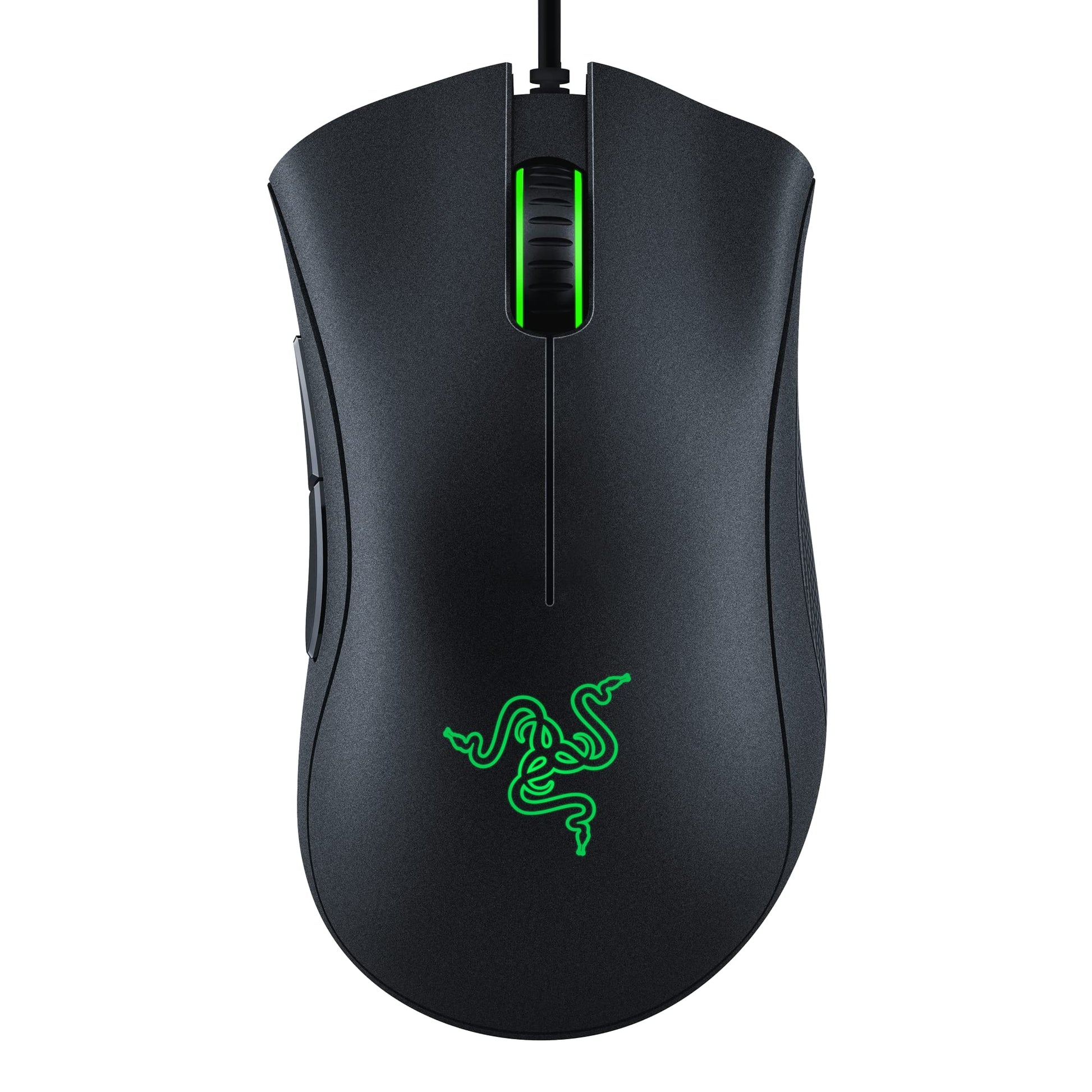 Razer DeathAdder Essential Gaming Mouse: 6400 DPI Optical Sensor - 5 Programmable Buttons - Mechanical Switches - Rubber Side Gr