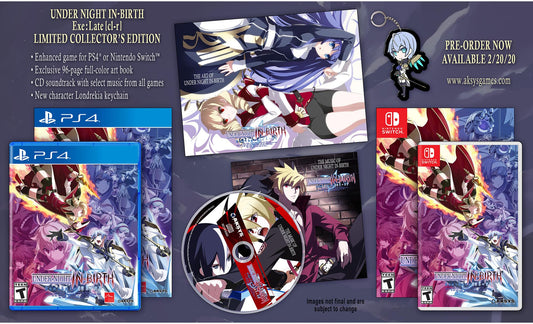 Aksys Under Night In-Birth Exe: Late[Cl-R] - PS4 Collectors Edition, Model PS4-028